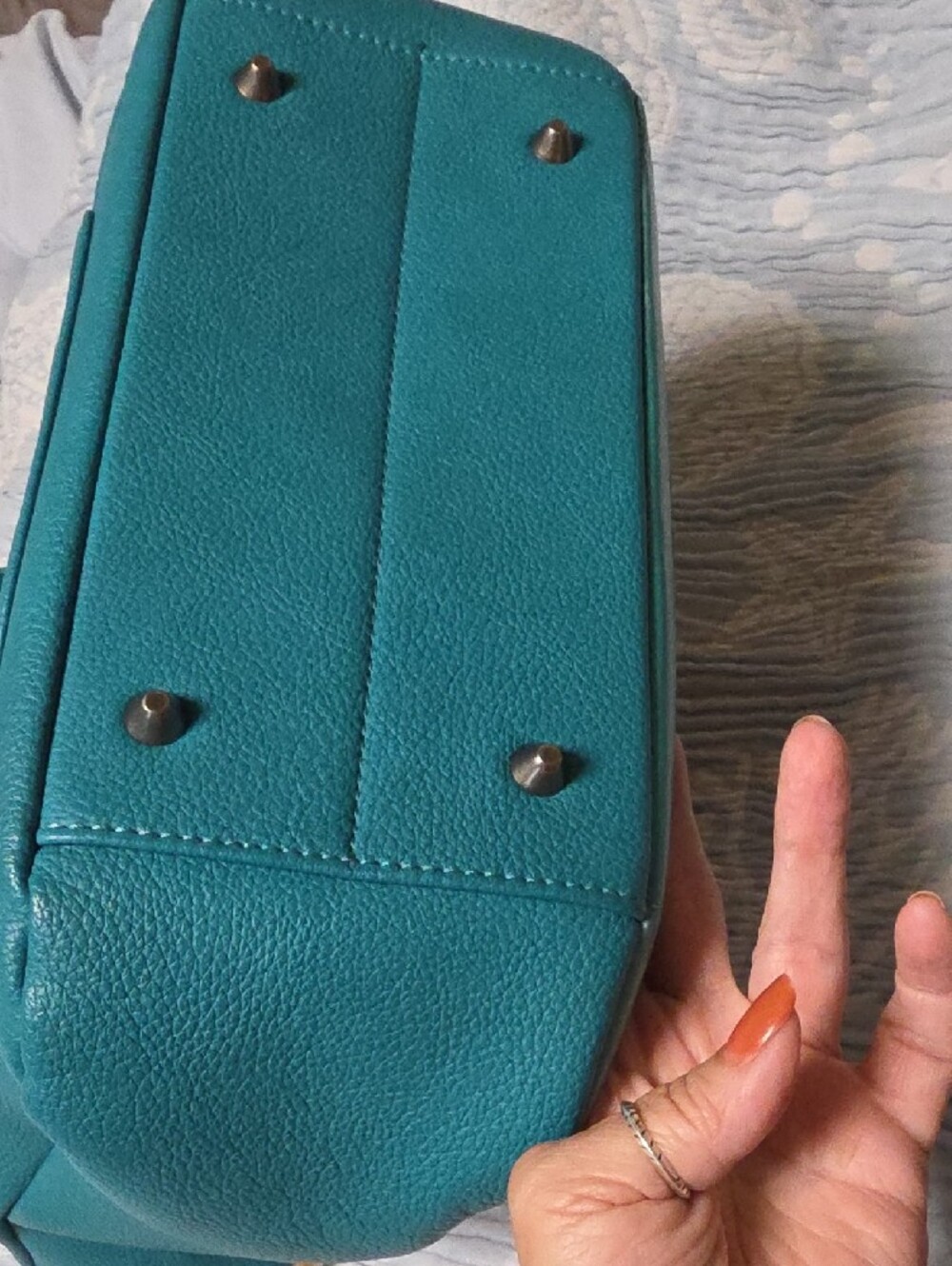 Montana West Turquoise & Mustard Southwestern Shoulder Bag - Picture 3 of 8